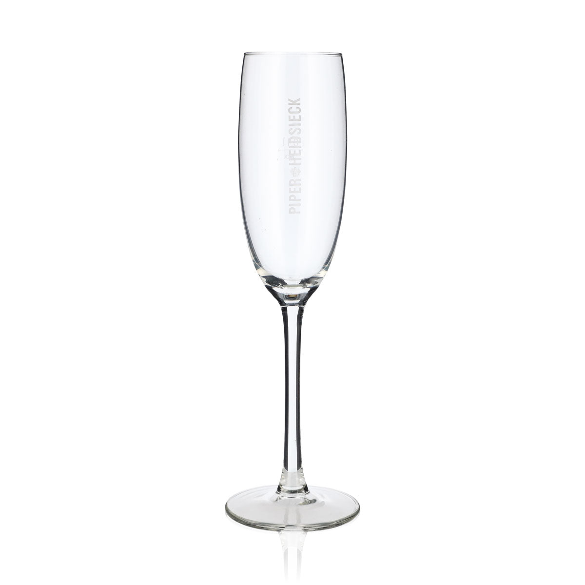 6 bicchieri da champagne Piper-Heidsieck 0,1 l flûte con logo satinato verticale – Vista 2