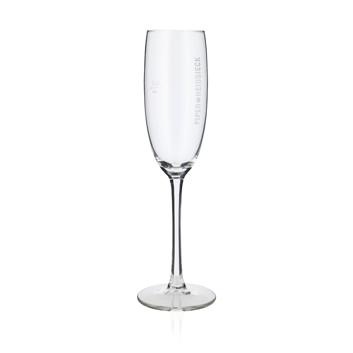 6 bicchieri da champagne Piper-Heidsieck 0,1 l flûte con logo satinato verticale – Vista 3