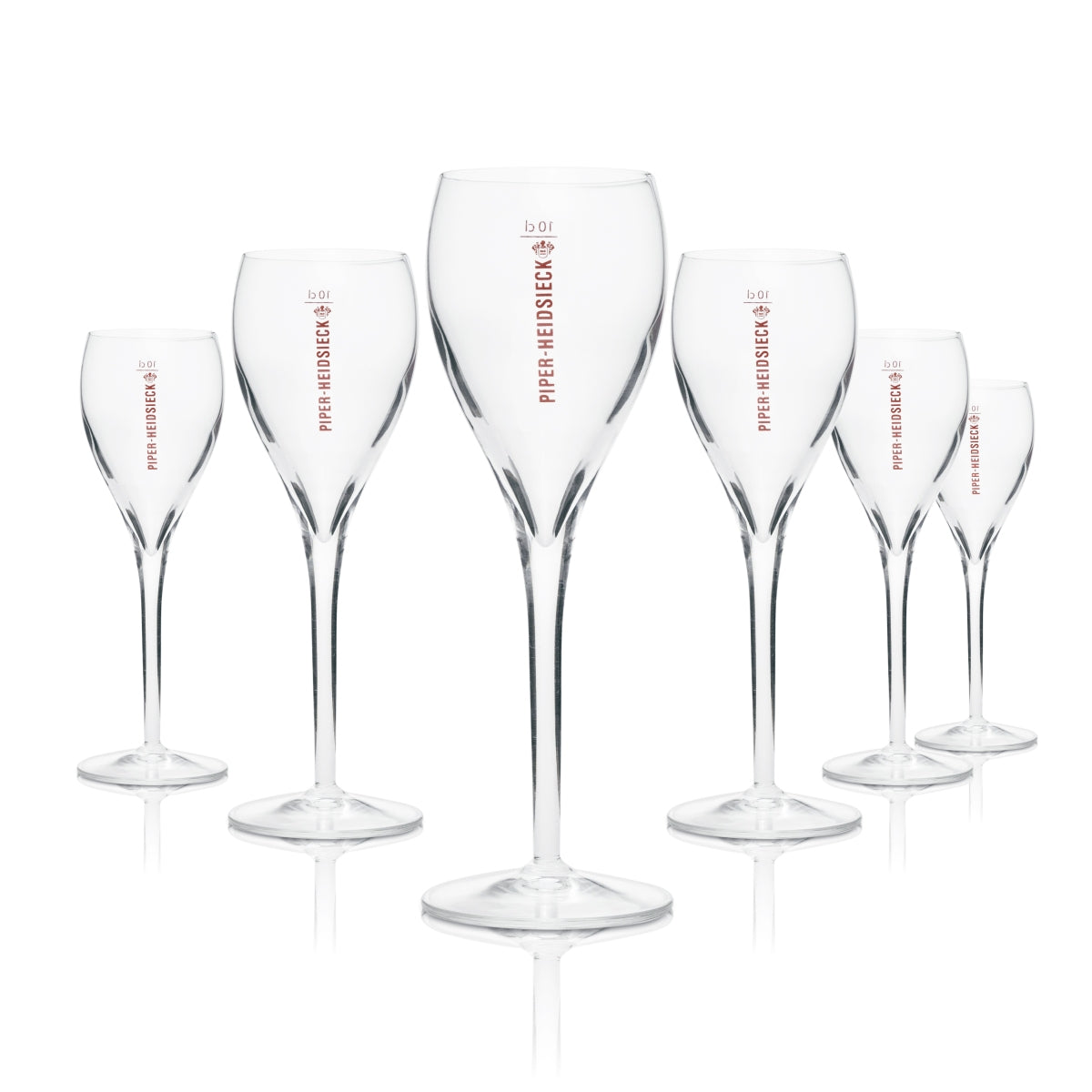 6 bicchieri da champagne Piper-Heidsieck 14 cl