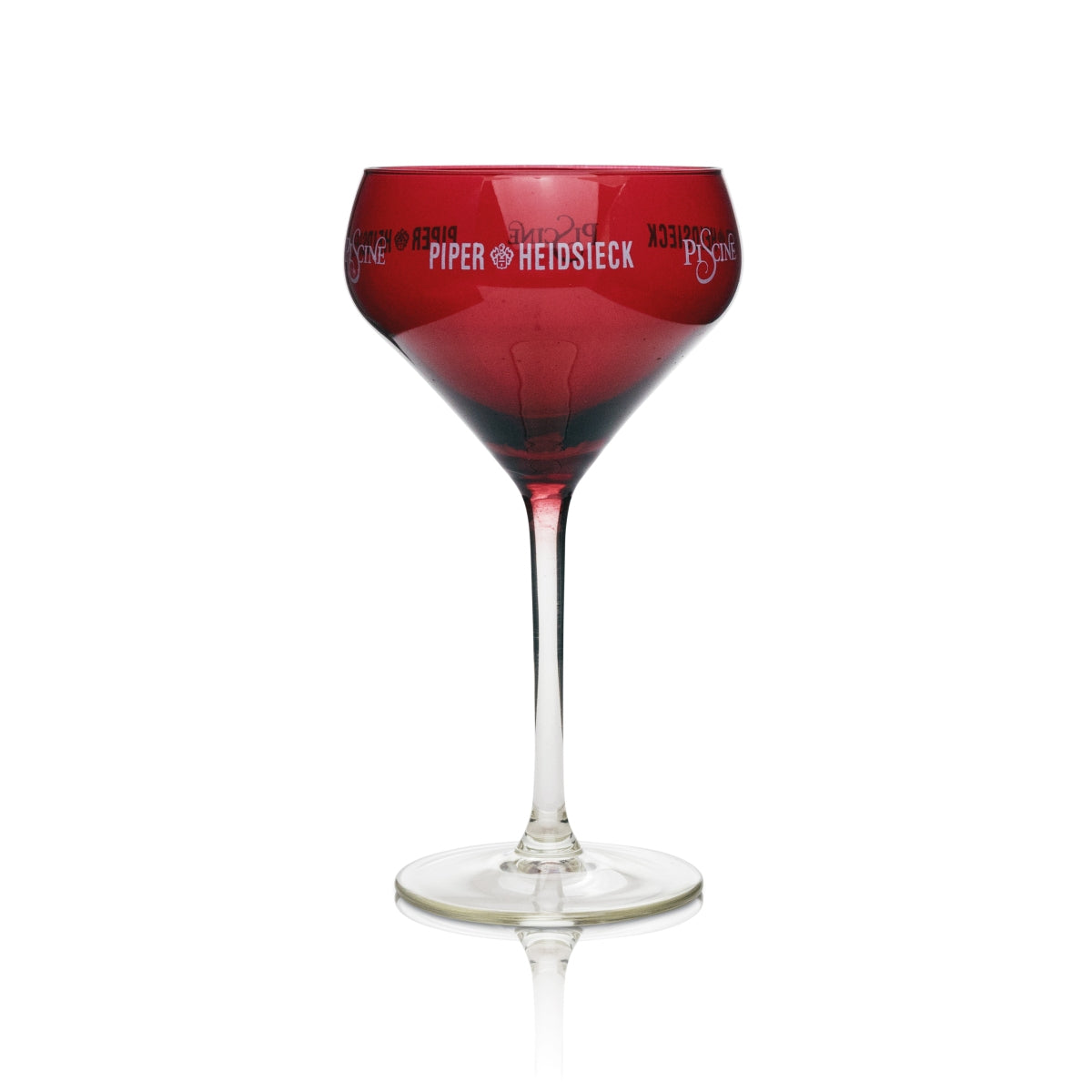 6 bicchieri da champagne Piper-Heidsieck Piscine Flöte rossi – Vista 2