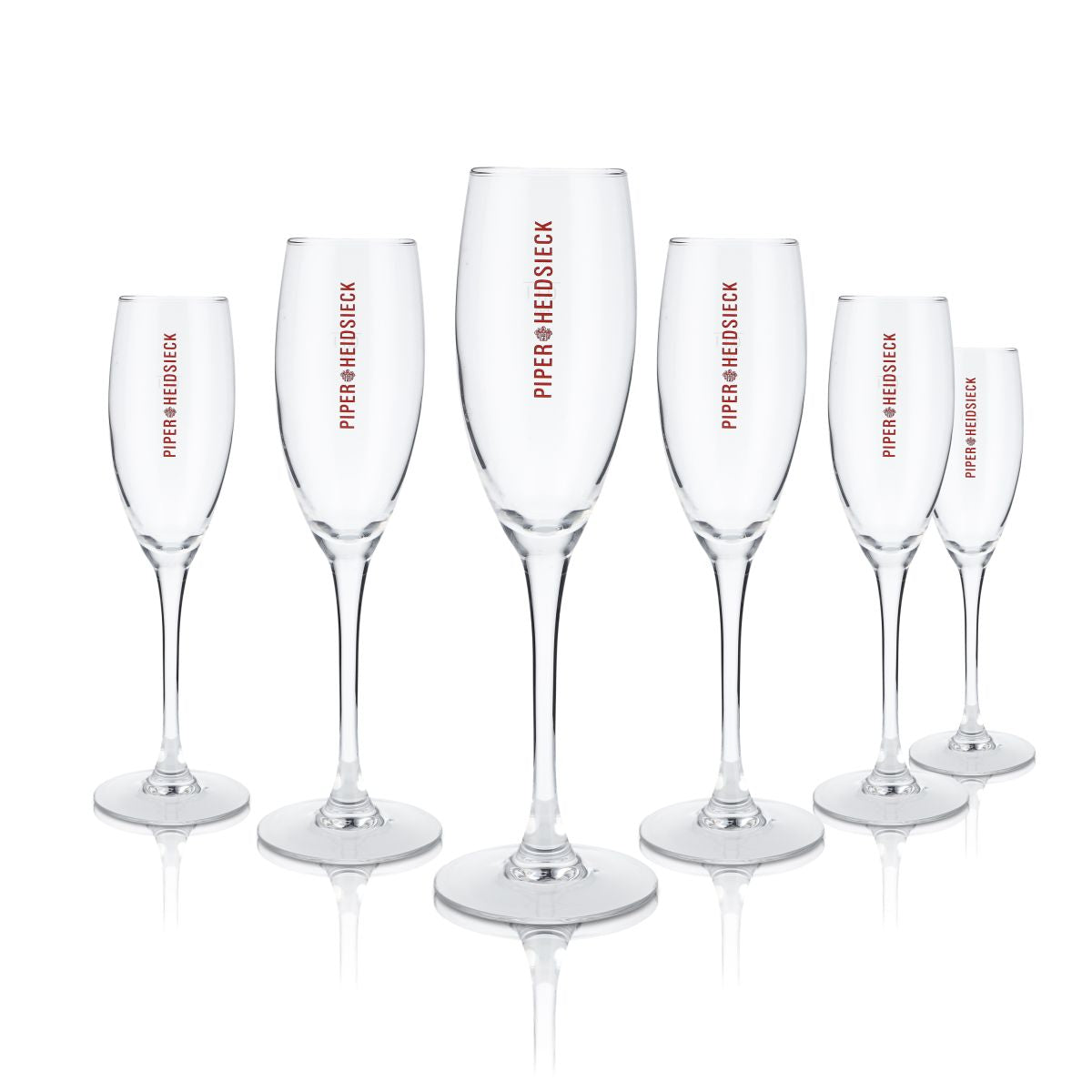 6 bicchieri Piper Heidsieck Flûte Bicchiere da champagne, bicchiere flûte, 0,1 l