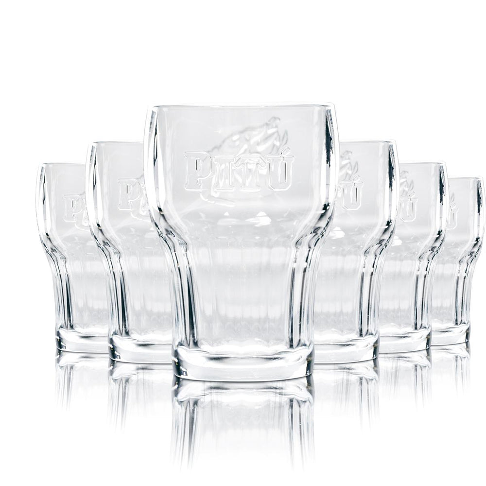 6 bicchieri da long drink Pitu Cachaca con incisione