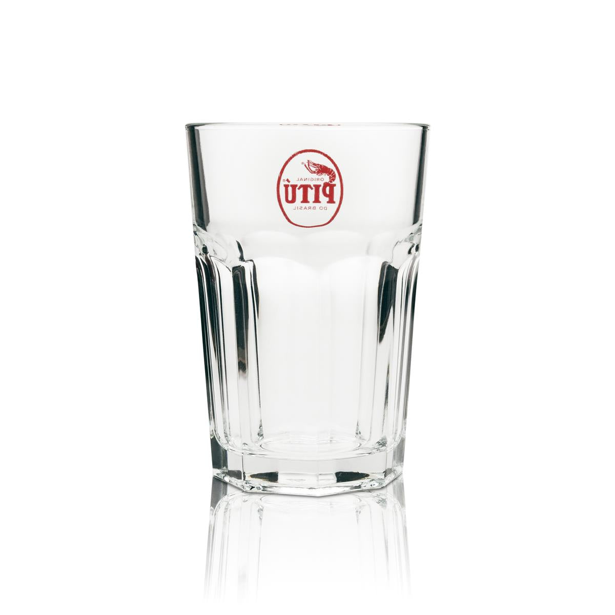 6 bicchieri da long drink Pitu Cachaca con logo rosso – Vista 3