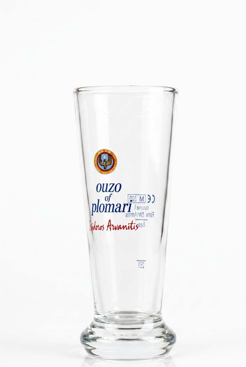 Set di 6 bicchierini da ouzo Plomari con graduazione da 2+4 cl, per la ristorazione e la mescita professionale – Vista 5