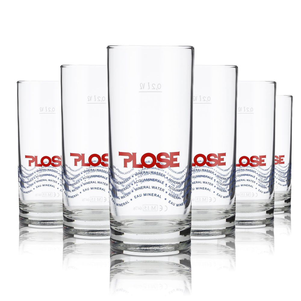 6 bicchieri Plose 0,2 l acqua minerale bicchieri tumbler set bicchieri frizzanti