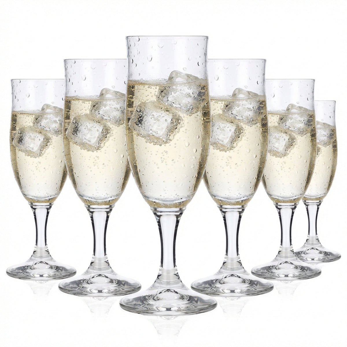 6 bicchieri da spumante PMS Bicchieri a flauto Bicchieri da spumante Calici da spumante 0,1 l