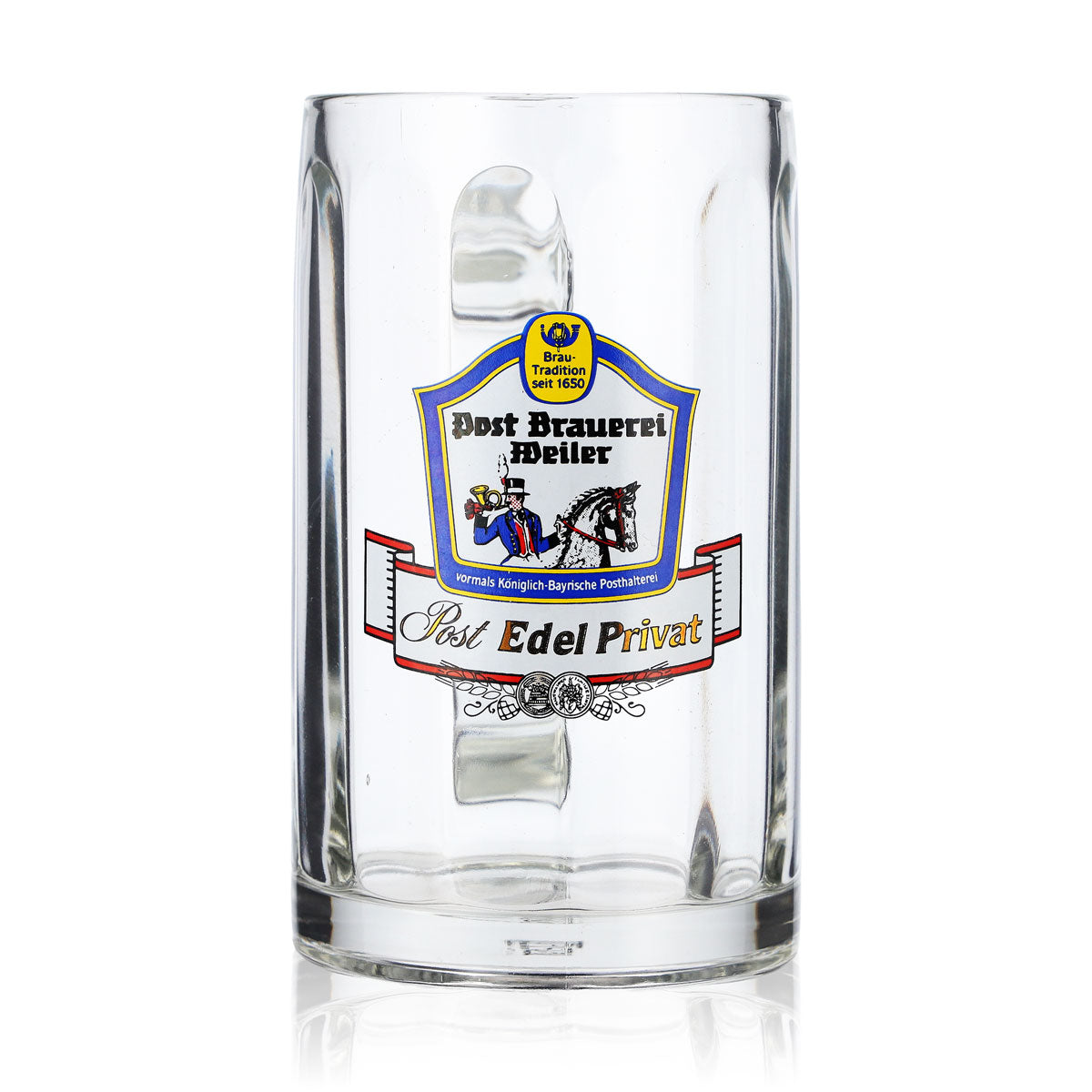 6 bicchieri da birra Post Brauerei Weiler Bierglas Bierseidel Gläser 0,3 l – Vista 2