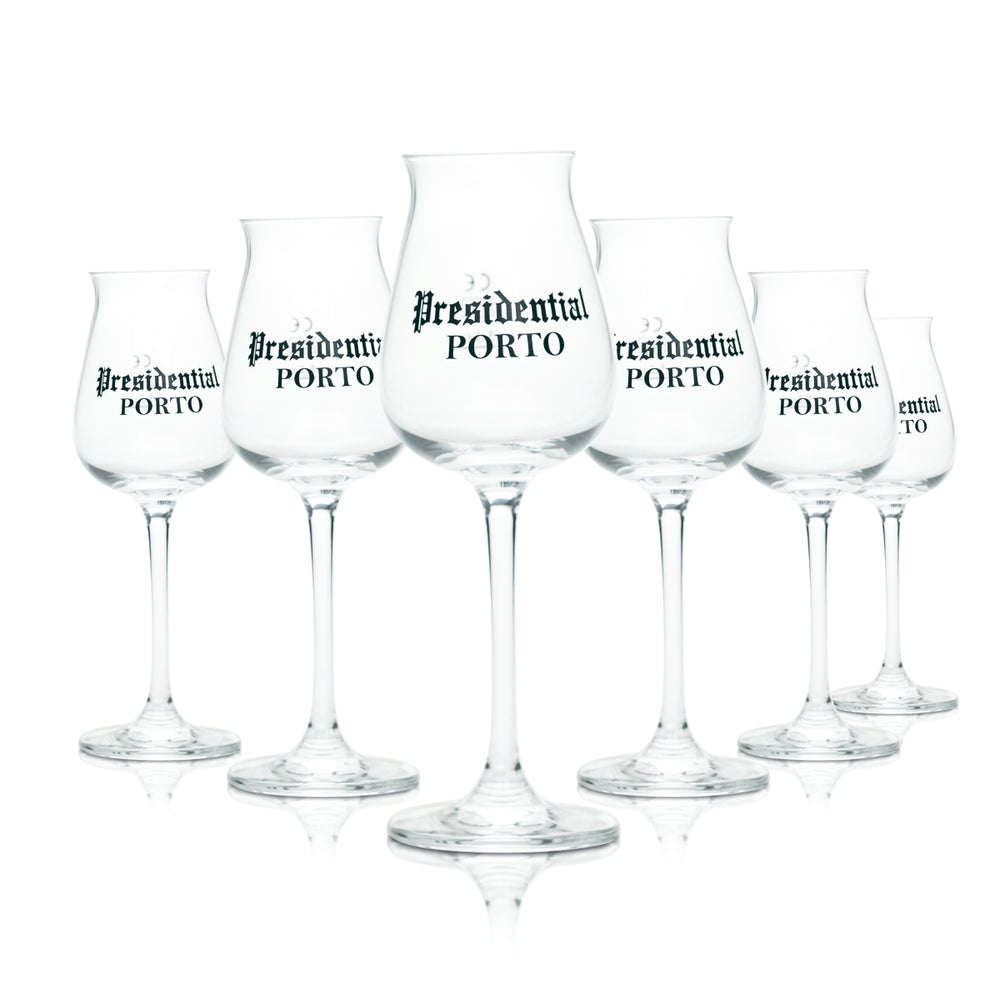 6 bicchieri da degustazione Presidential Porto in vetro da 5 cl per degustazione e annusatura del vino Porto