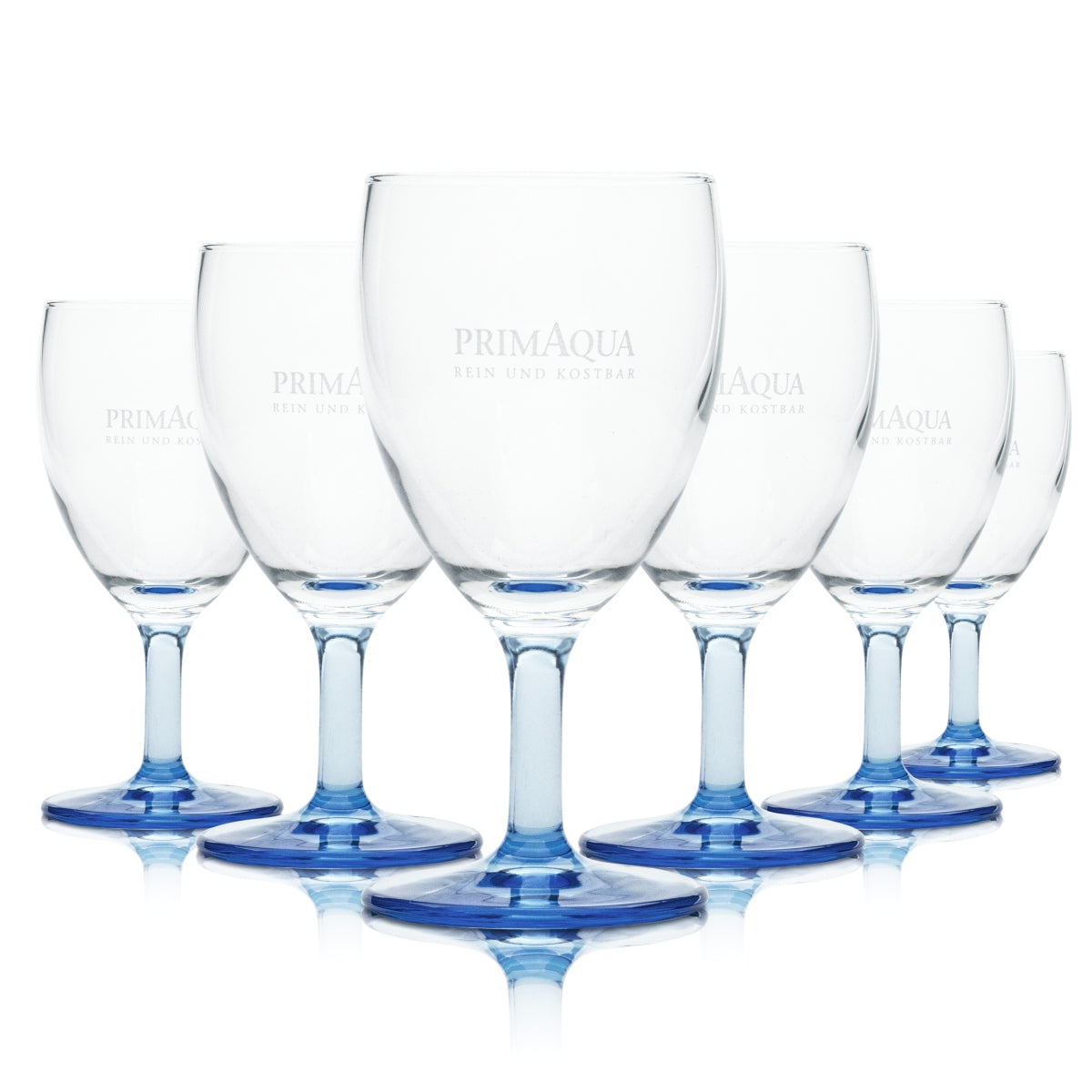 6 bicchieri da acqua Prima Aqua 0,1 l, calice tulipano, flûte, bicchieri rari per bevande minerali e soda