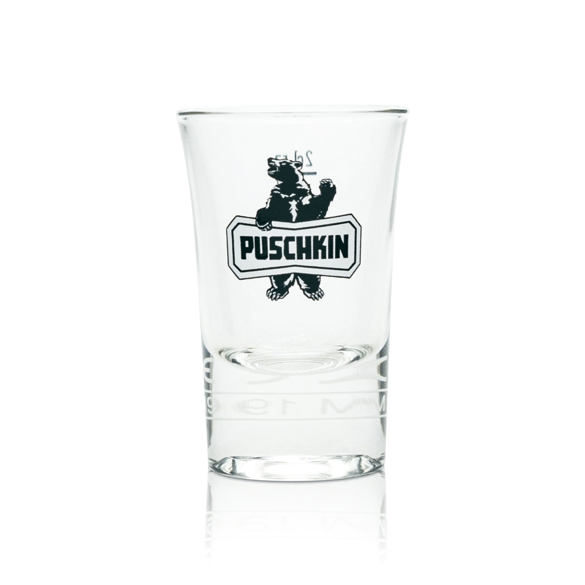 6 bicchieri da shot in vetro Puschkin Vodka da 2 cl, bicchieri da shot, bicchieri da grappa, liquore vodka forte, bar – Vista 2