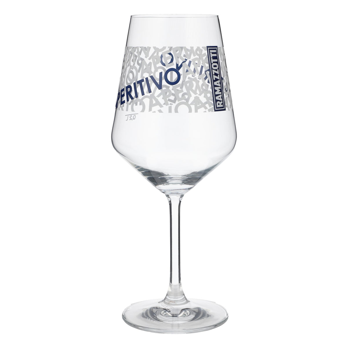 6 bicchieri da aperitivo Ramazzotti da 0,5 l calibrati con stelo e stampa Cocktail Spritz – Vista 4
