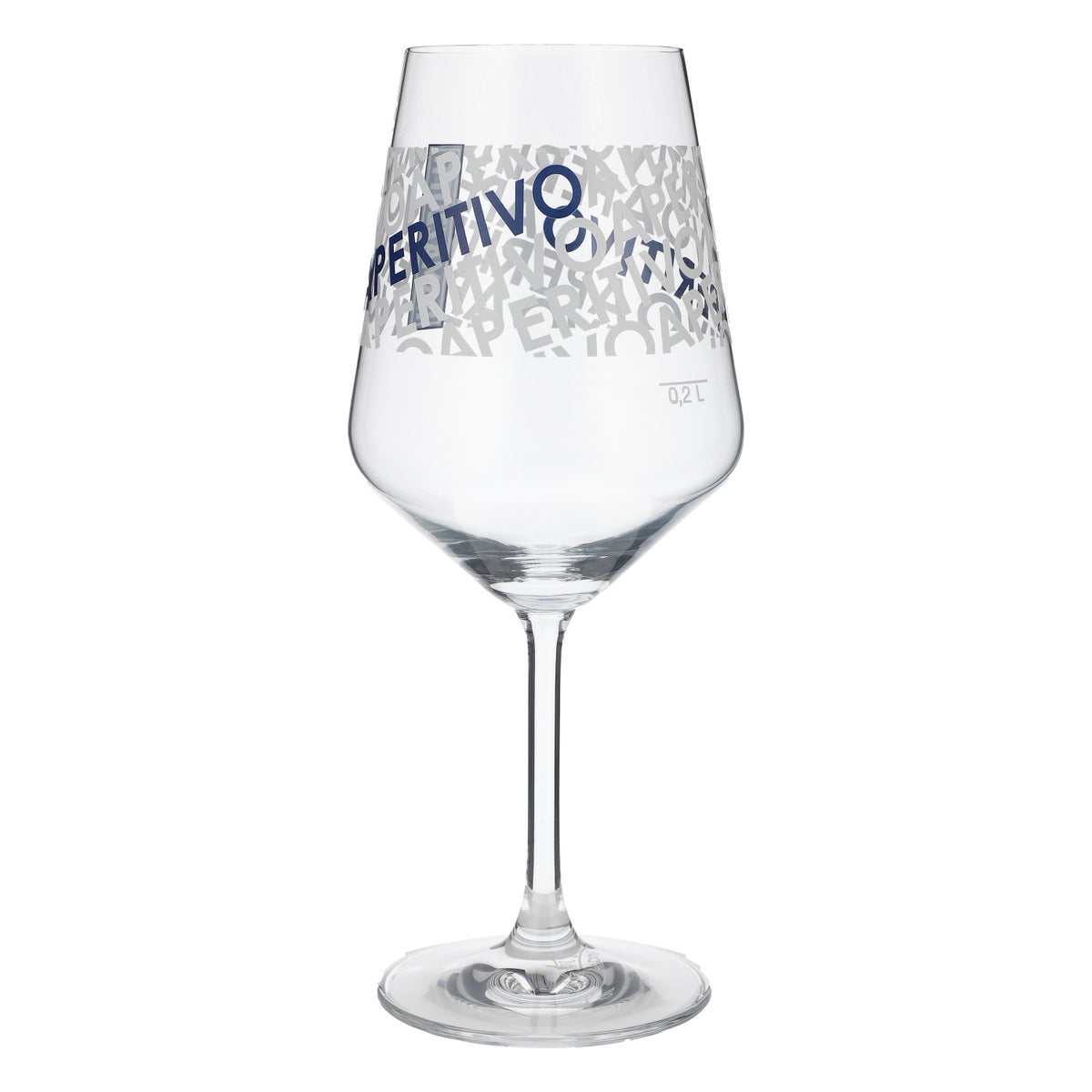 6 bicchieri da aperitivo Ramazzotti da 0,5 l calibrati con stelo e stampa Cocktail Spritz – Vista 6
