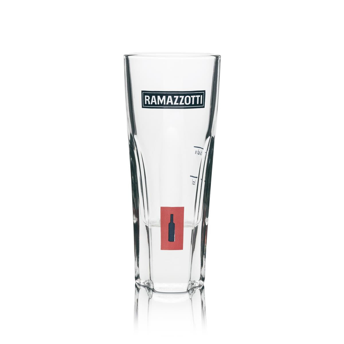 6 bicchieri Ramazzotti 0,15 l con design in rilievo, tumbler per long drink Amaro Ice – Vista 2