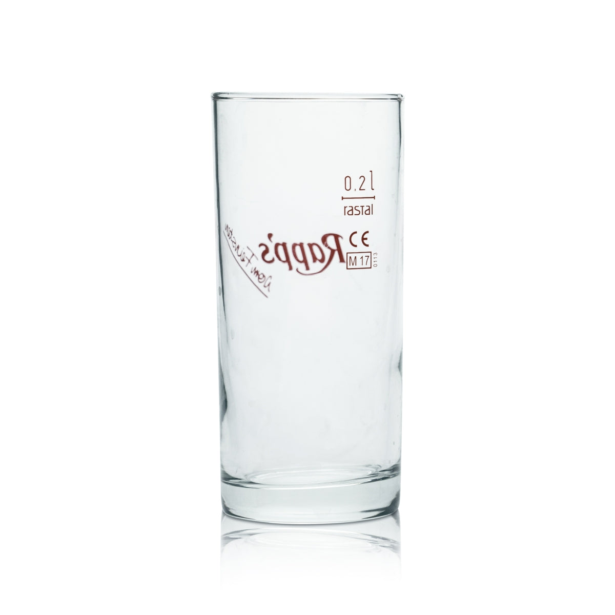 6 bicchieri Rapps in vetro da 0,2 l, bicchieri long drink, calibrati per uso gastronomico, per acqua, succhi e bevande analcoliche – Vista 4