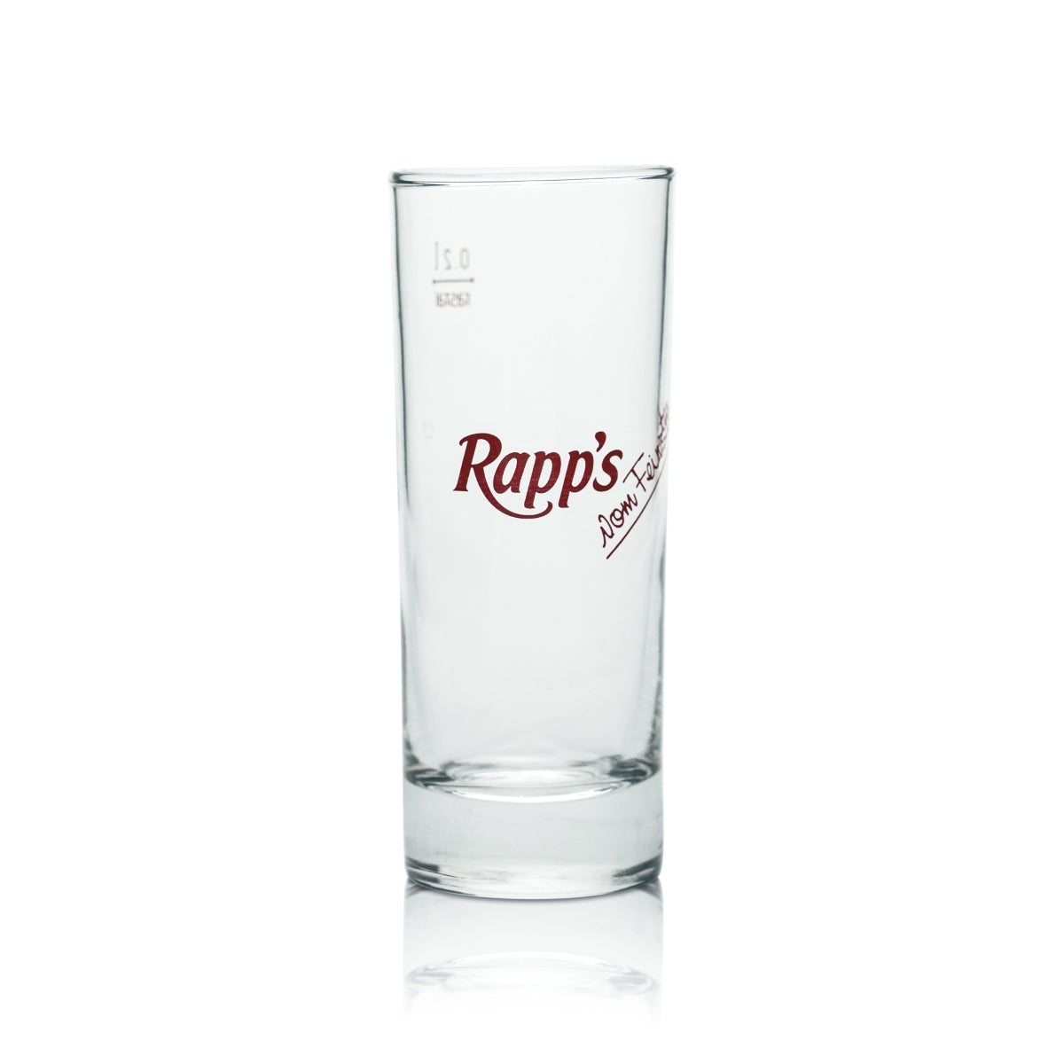 6 bicchieri da long drink in vetro Rapps da 0,2 l, calibrati, per uso gastronomico, per succhi, acqua e bevande gassate – Vista 2