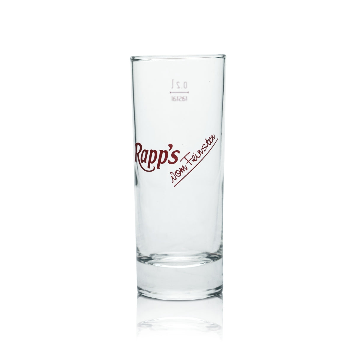 6 bicchieri da long drink in vetro Rapps da 0,2 l, calibrati, per uso gastronomico, per succhi, acqua e bevande gassate – Vista 3