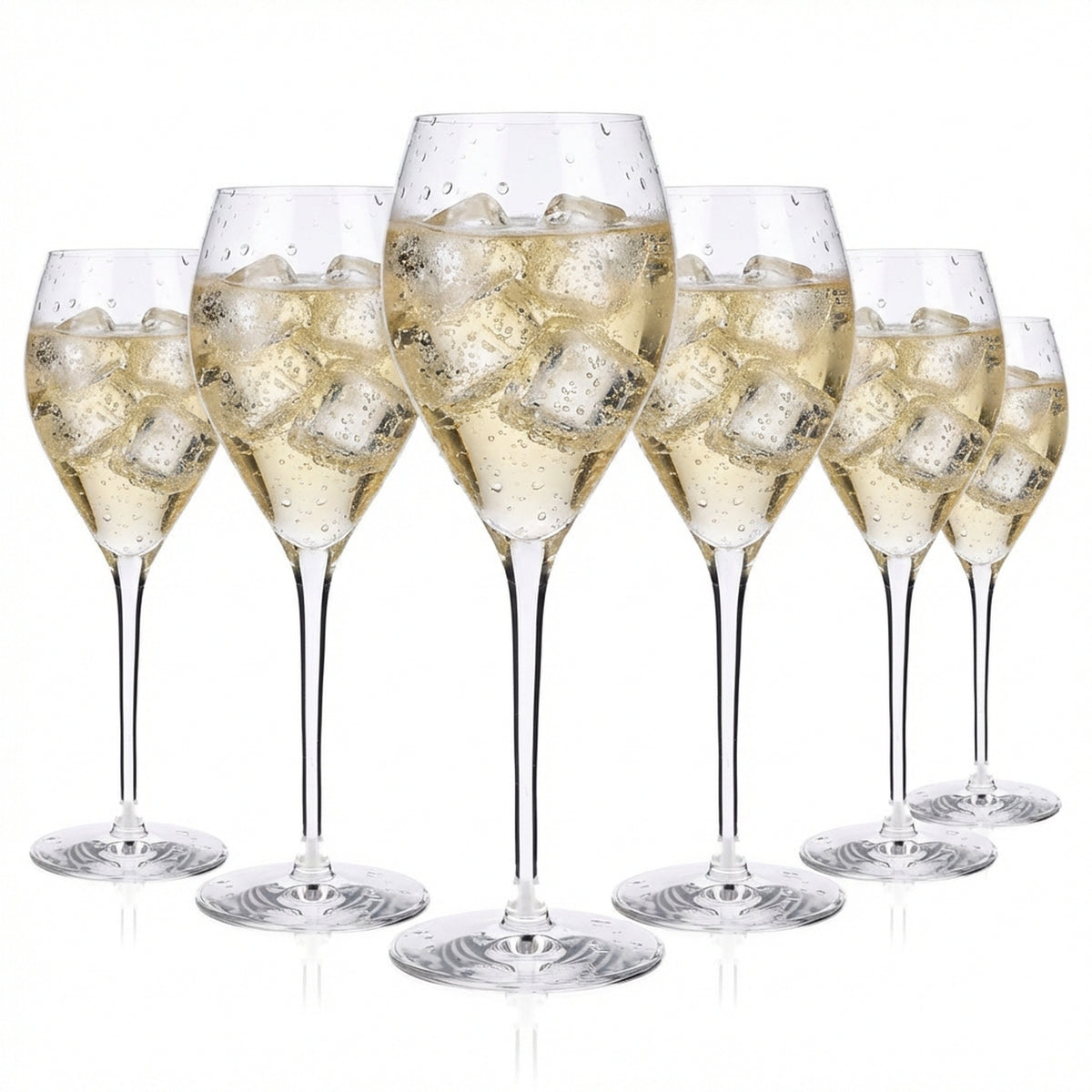 6 bicchieri da champagne Rastal 0,1 l Flûte Bicchieri da champagne Bicchieri da spumante Rastal
