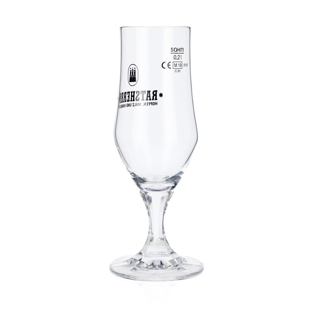 6 bicchieri da birra Ratsherrn da 0,2 l Hammerburg Birra Tulipano Coppa Set Birrificio Amburgo – Vista 4