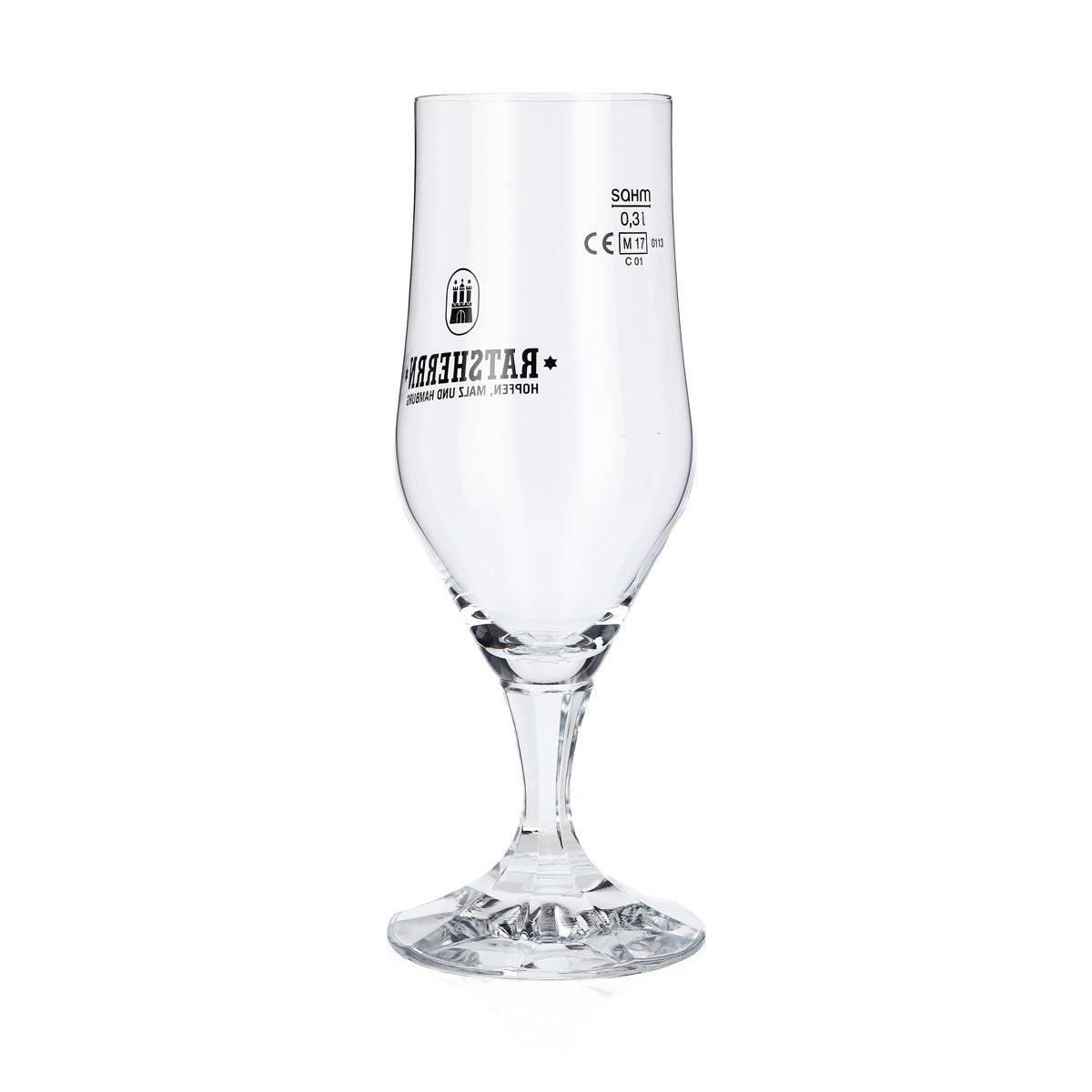 6 bicchieri da birra Ratsherrn da 0,3 l Hammerburg Birra Tulipano Coppa Set Birrificio Amburgo – Vista 5