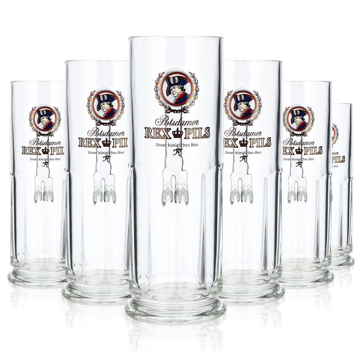 6 bicchieri da birra Rex Pils da 0,5 l, modello "Krug sahm Maximilian" (set da 6)