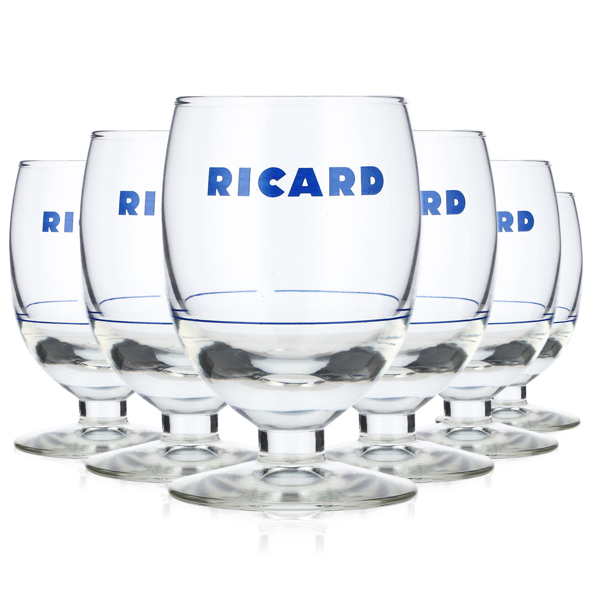 6 bicchieri da liquore Ricard Bicchieri da liquore Bicchieri da degustazione 0,16 l Bicchiere da degustazione Scritta blu – Vista 5