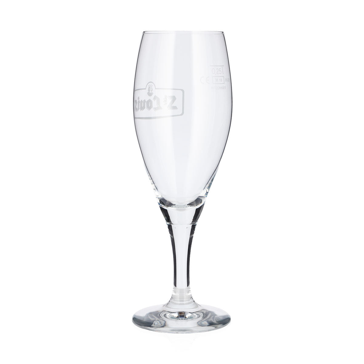 6 bicchieri da birra Ritzenhoff da 0,25 l, a forma di coppa, con logo bianco – Vista 4