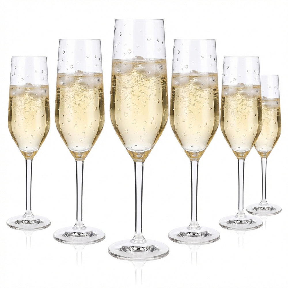6 bicchieri da spumante Ritzenhoff Flute Cava 0,25 l Bicchiere da spumante Cristallo Cristal