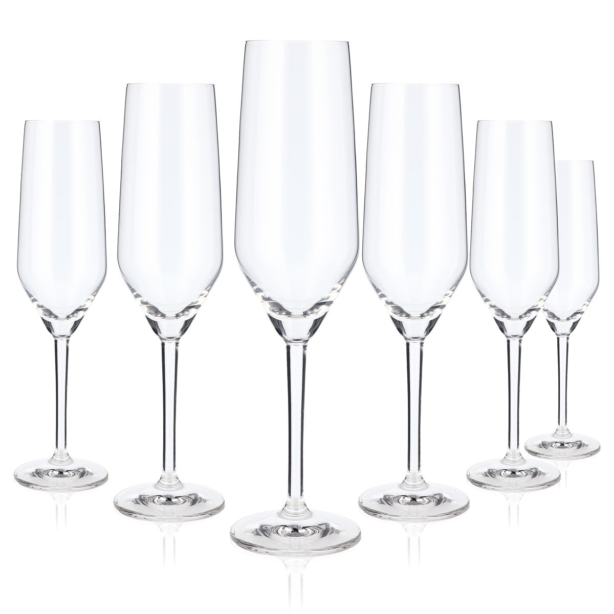 6 bicchieri da spumante Ritzenhoff Flute Cava 0,25 l Bicchiere da spumante Cristallo Cristal – Vista 4