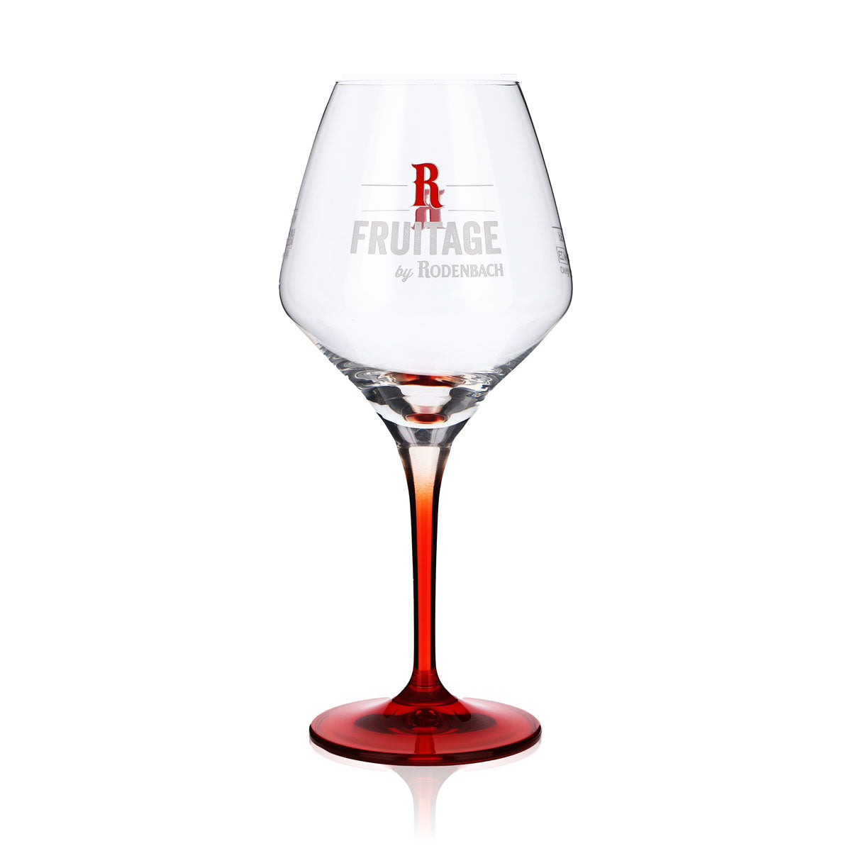 6 bicchieri da birra Rodenbach  0,25 l bicchiere a palloncino con stelo rosso Belgio "Fruitage" – Vista 2