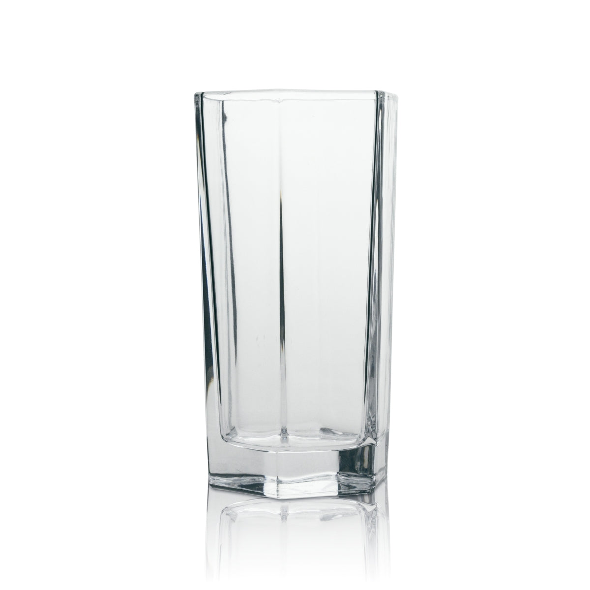 6 bicchieri Roku in vetro da 0,3 l con profilo esagonale per cocktail long drink, highball e gin tonic – Vista 3