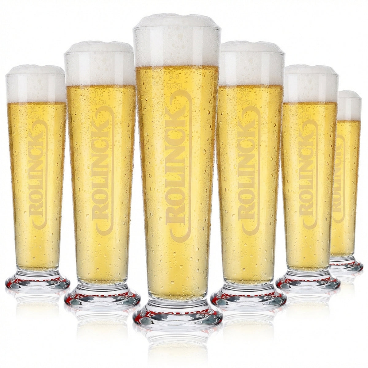 6 bicchieri da birra Rolinck Bicchieri da birra 0,3 l Tazza/coppa Rastal Stange