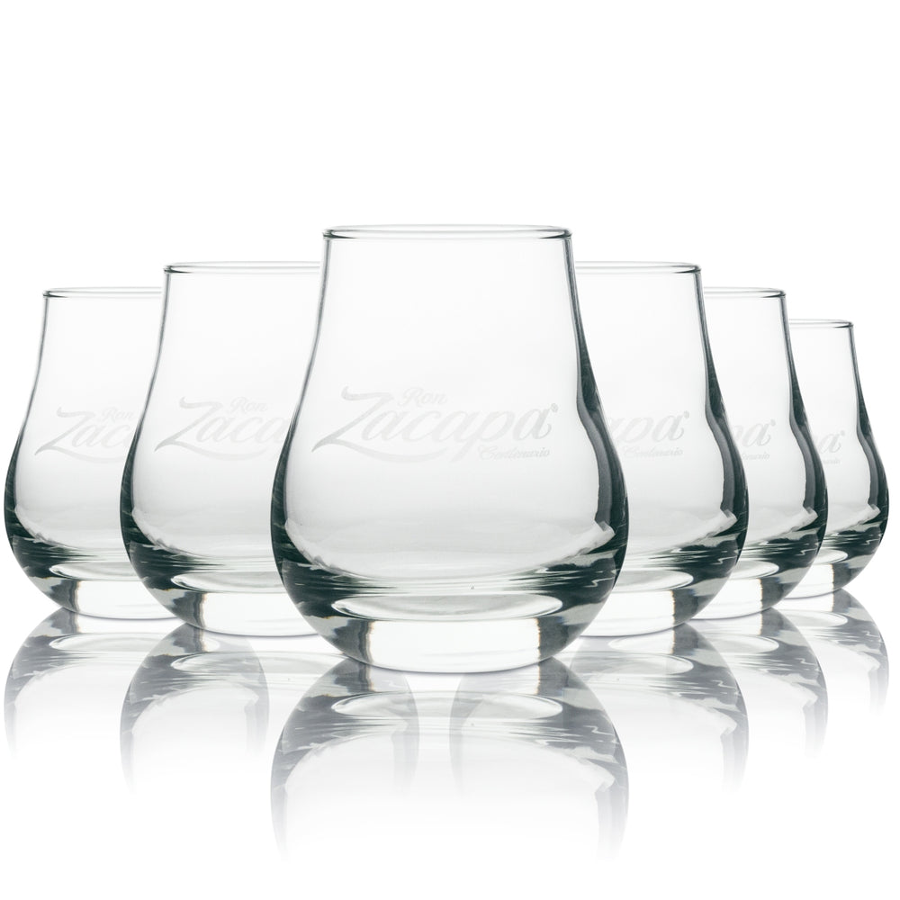6 bicchieri Ron Zacapa Spey Tumbler da 0,25 l - Set di bicchieri premium per rum, whisky e cocktail
