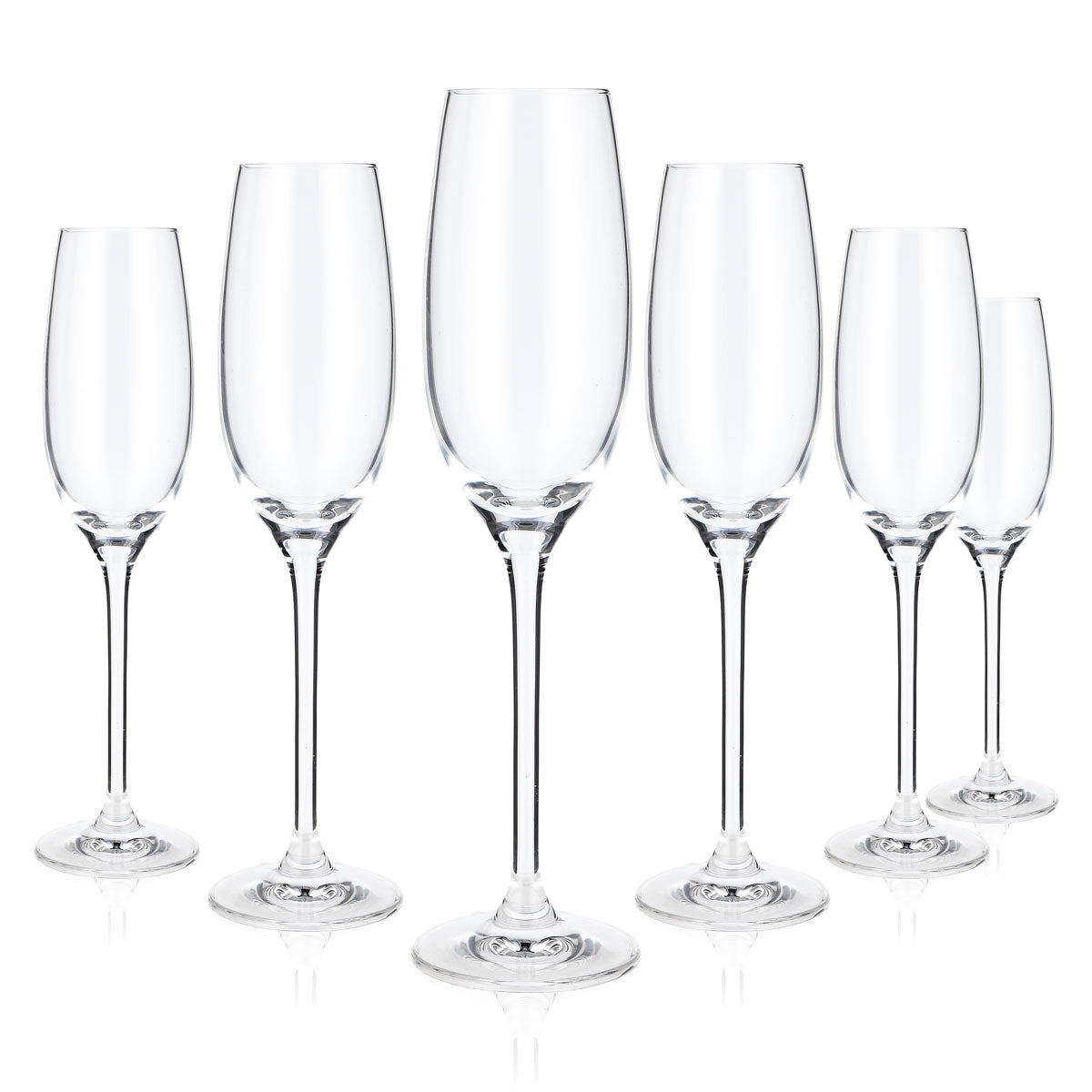 6x Rona Bicchiere da spumante Flûte Cava 0,15 l Bicchiere da spumante Bicchiere da champagne Cristallino – Vista 4