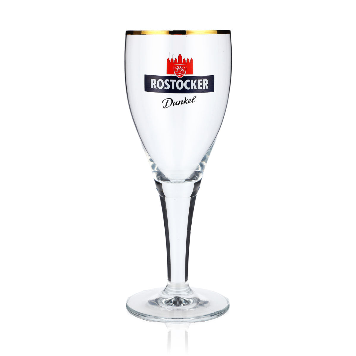 6 bicchieri da birra Rostocker Bier Glas da 0,3 l con bordo dorato scuro – Vista 2