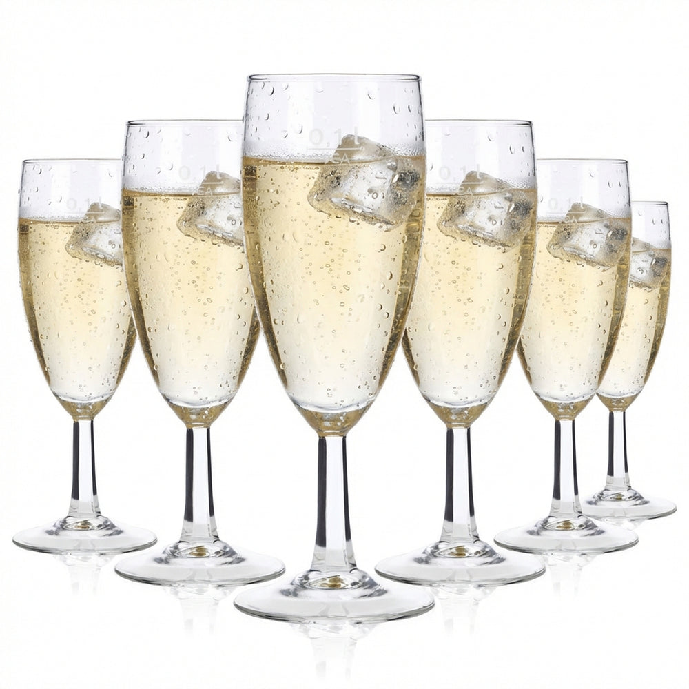6 bicchieri da spumante Royalty Bicchieri a flauto Bicchieri da spumante Calici da spumante 0,1 l