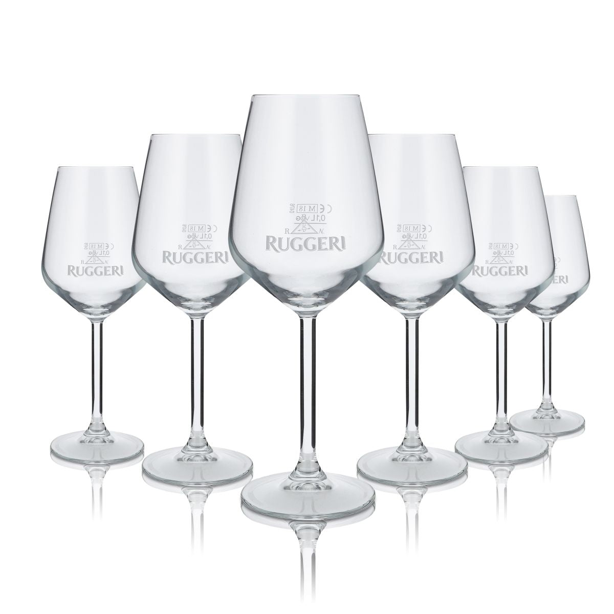 6 bicchieri Ruggeri da 0,35 l per prosecco, spumante, champagne e aperitivi VDG Paris 35