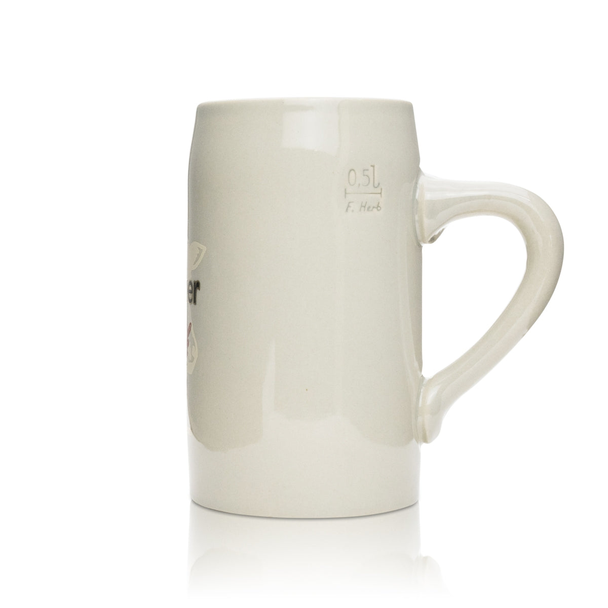 6 bicchieri da birra Ruppaner in porcellana 500 ml – Vista 3