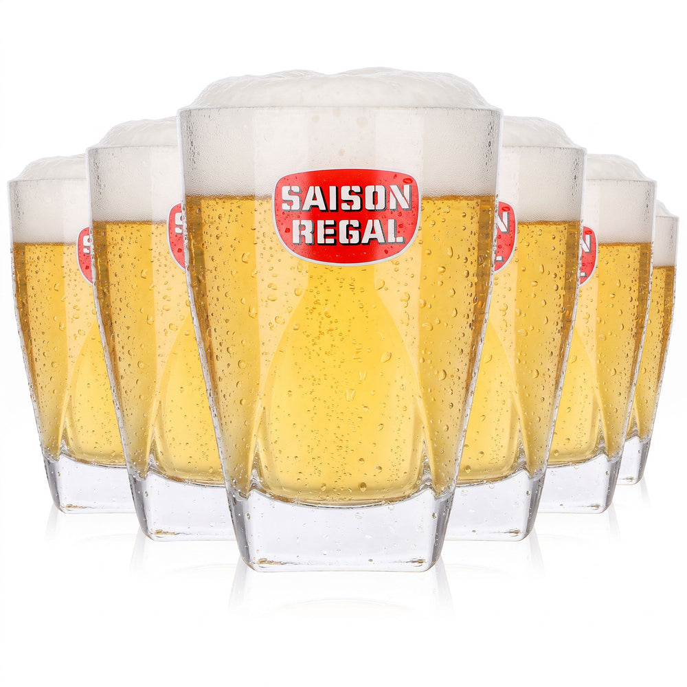 Set da 6 bicchieri da birra stagionali con base quadrata, 0,36 l (set da 6)
