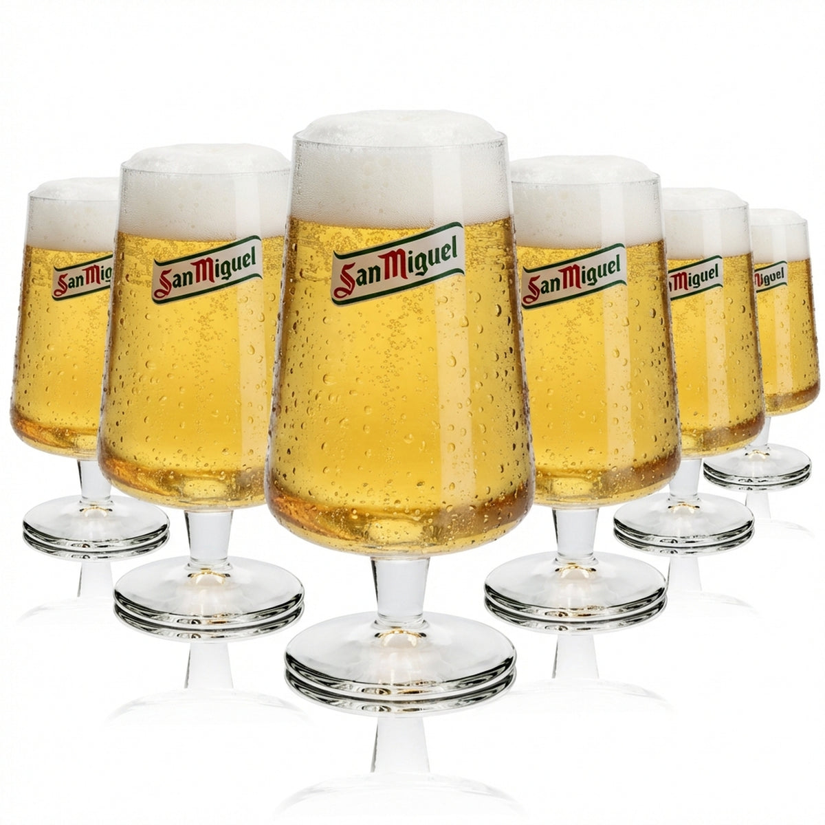 6 bicchieri da birra San Miguel 0,25 l Copas Pokal