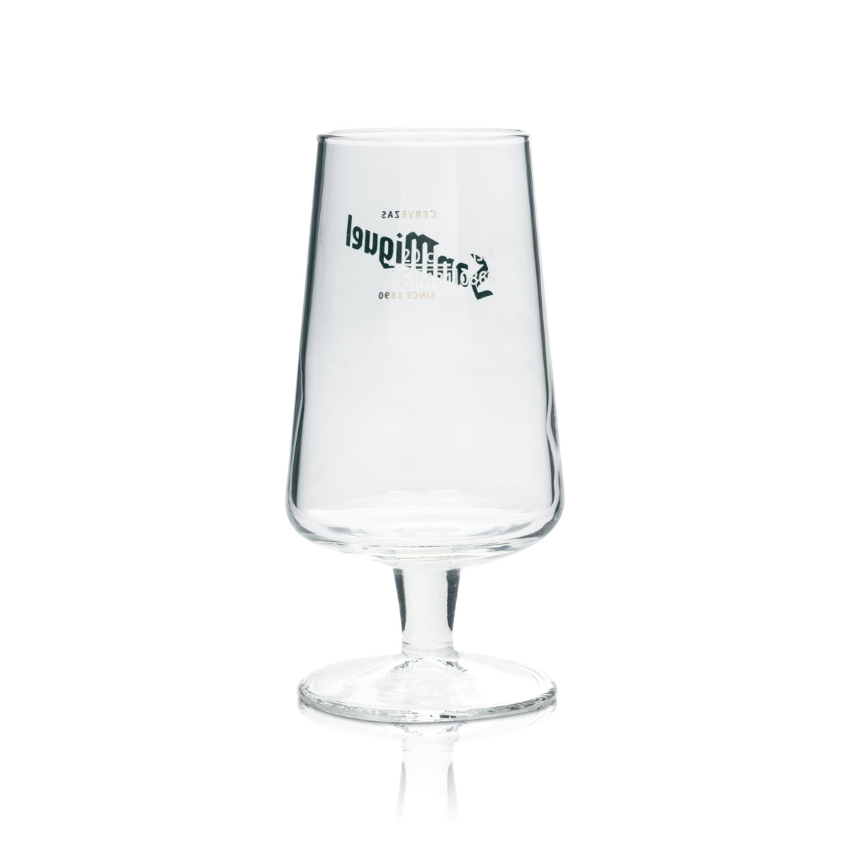 6 bicchieri da birra San Miguel 0,2 l, forma a tulipano, Spagna, vacanze, birra speciale – Vista 5