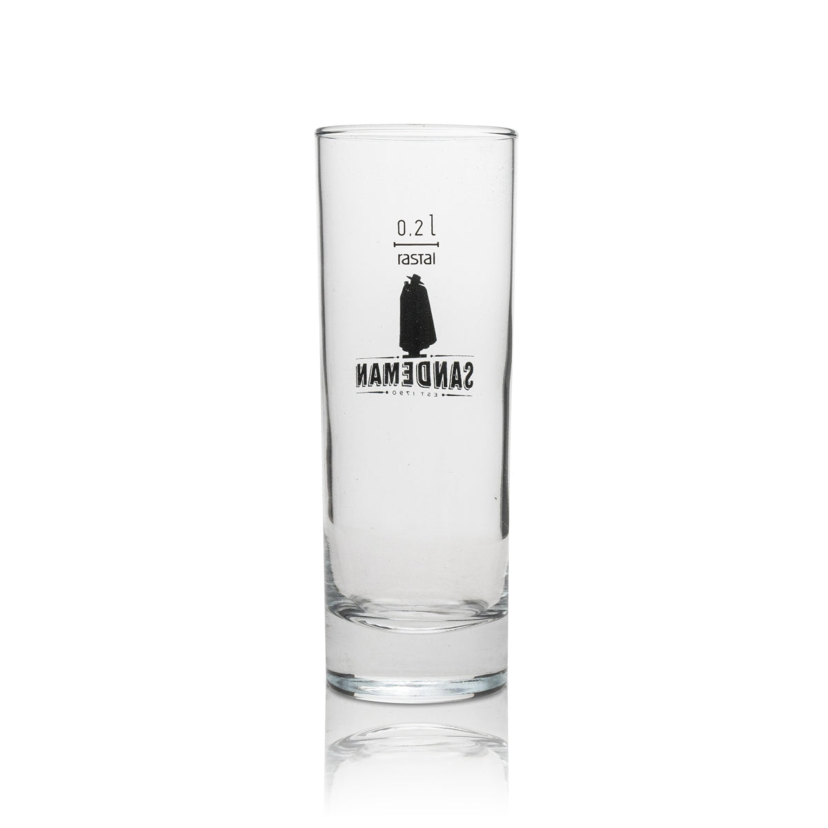 6 bicchieri da vino Sandeman Longdrink 200 ml con logo nero – Vista 3