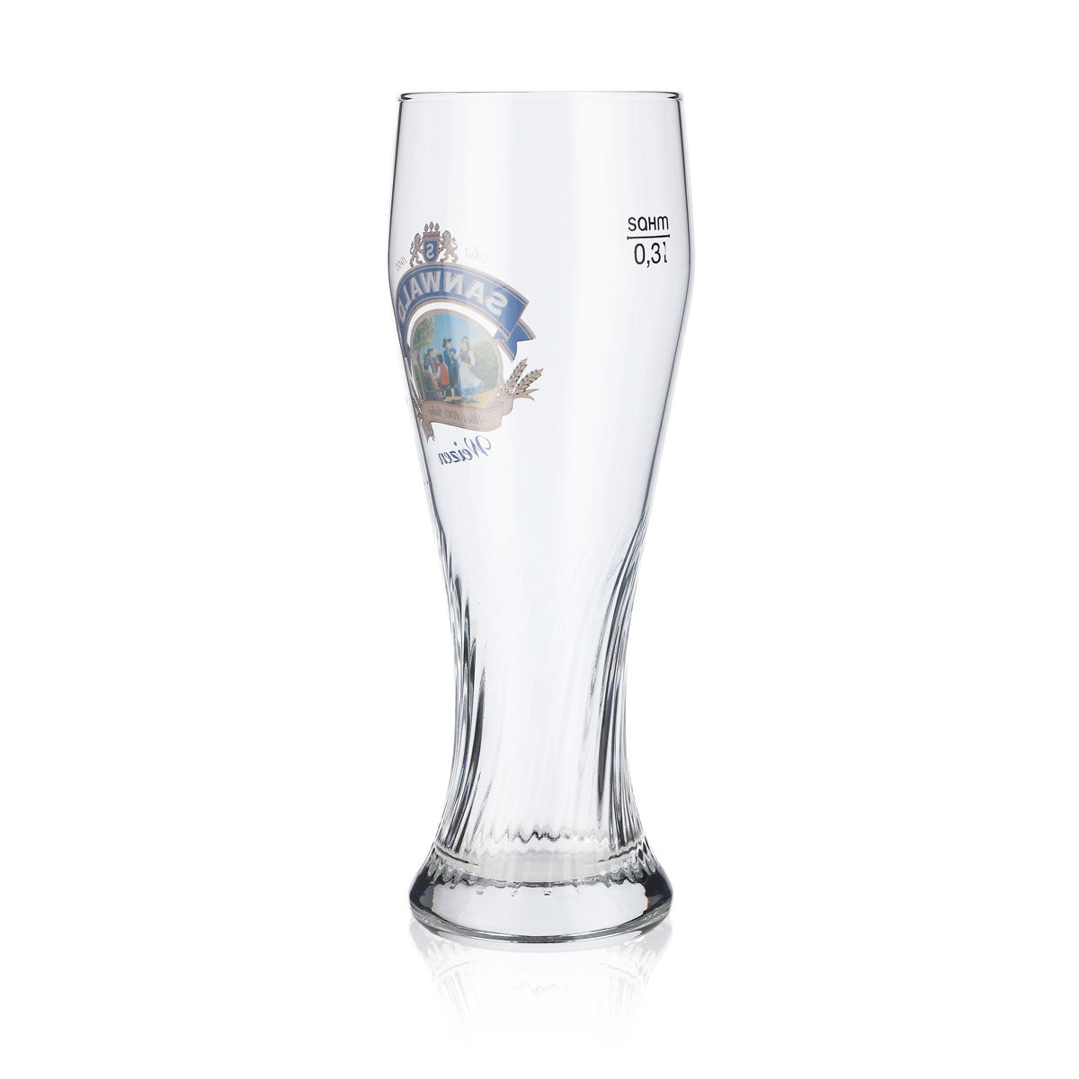 6 bicchieri da birra Sanwald 0,3 l Bicchieri da birra in vetro Bicchieri Sahm Riegsee – Vista 4
