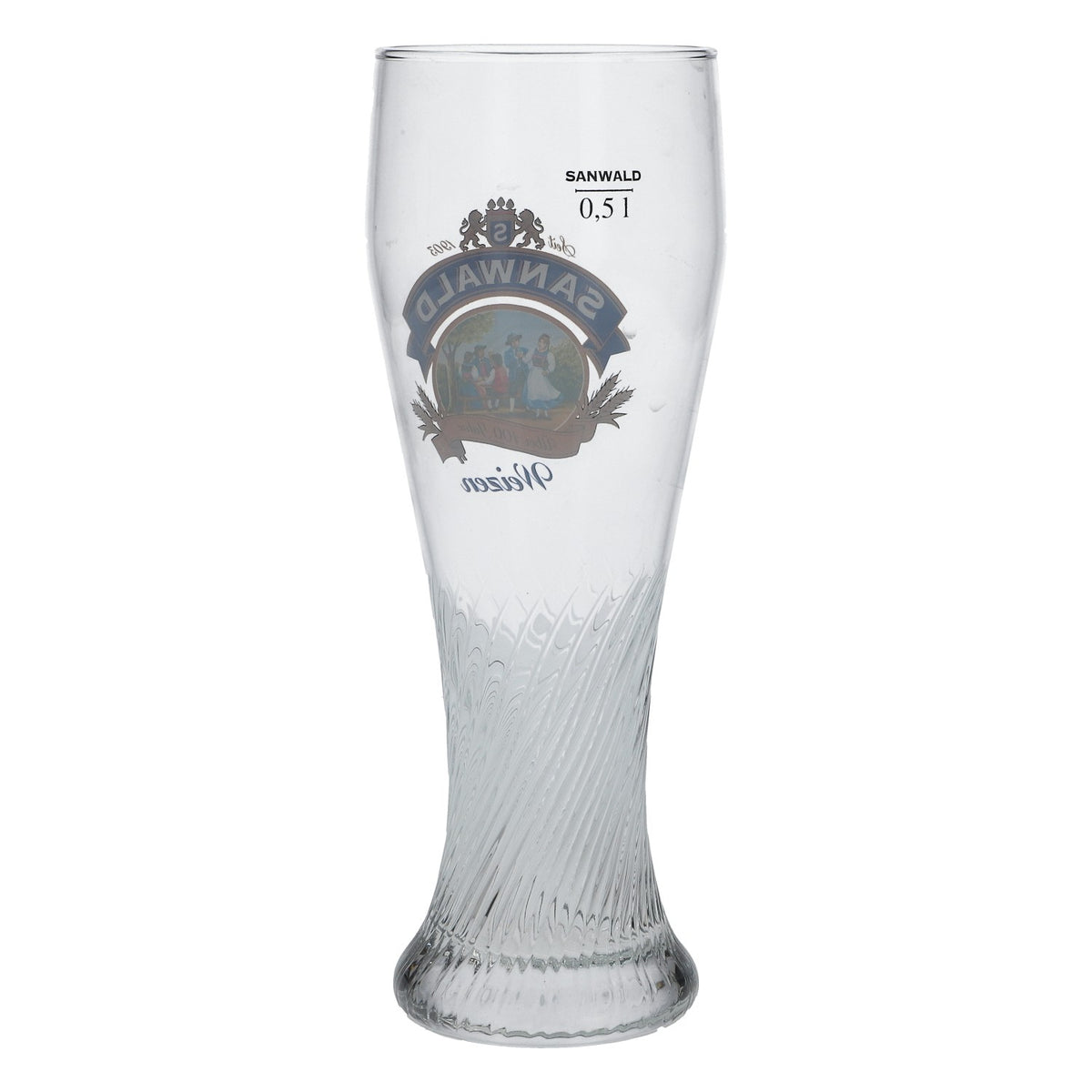 6x bicchieri Sanwald da 0,5 l per birra bianca Set di bicchieri Hefeweizen Birrificio Baviera Gastronomia – Vista 2