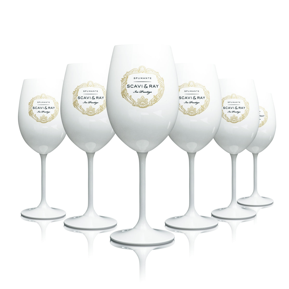 6 bicchieri da spumante Scavi & Ray 0,4 l per vino, champagne, prosecco, bianco