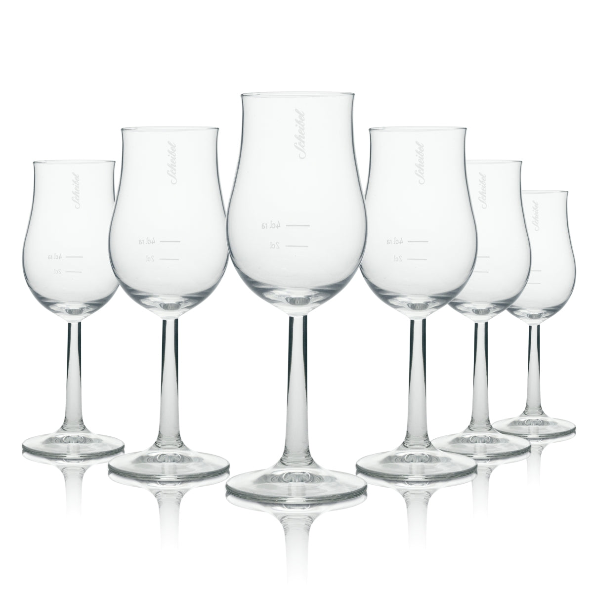 6 bicchieri da grappa Scheibel 0,14 l bicchiere da degustazione/calice "Bugatti" con quercia