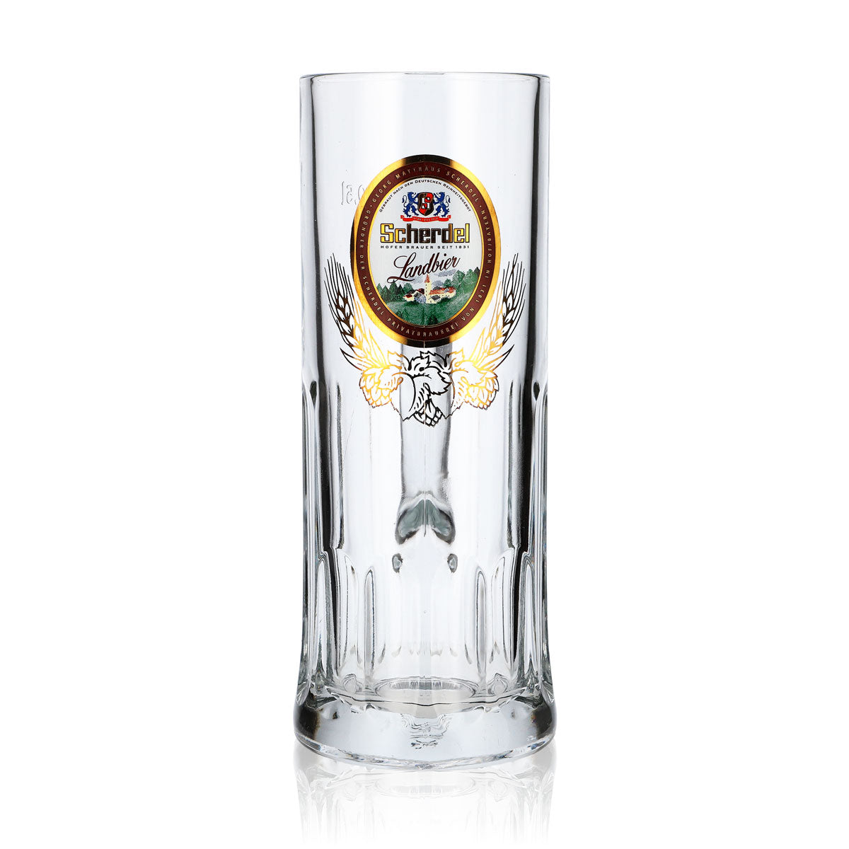 6 bicchieri da birra Scherdel Bierseidel 0,5 l con decorazione dorata in rilievo – Vista 2