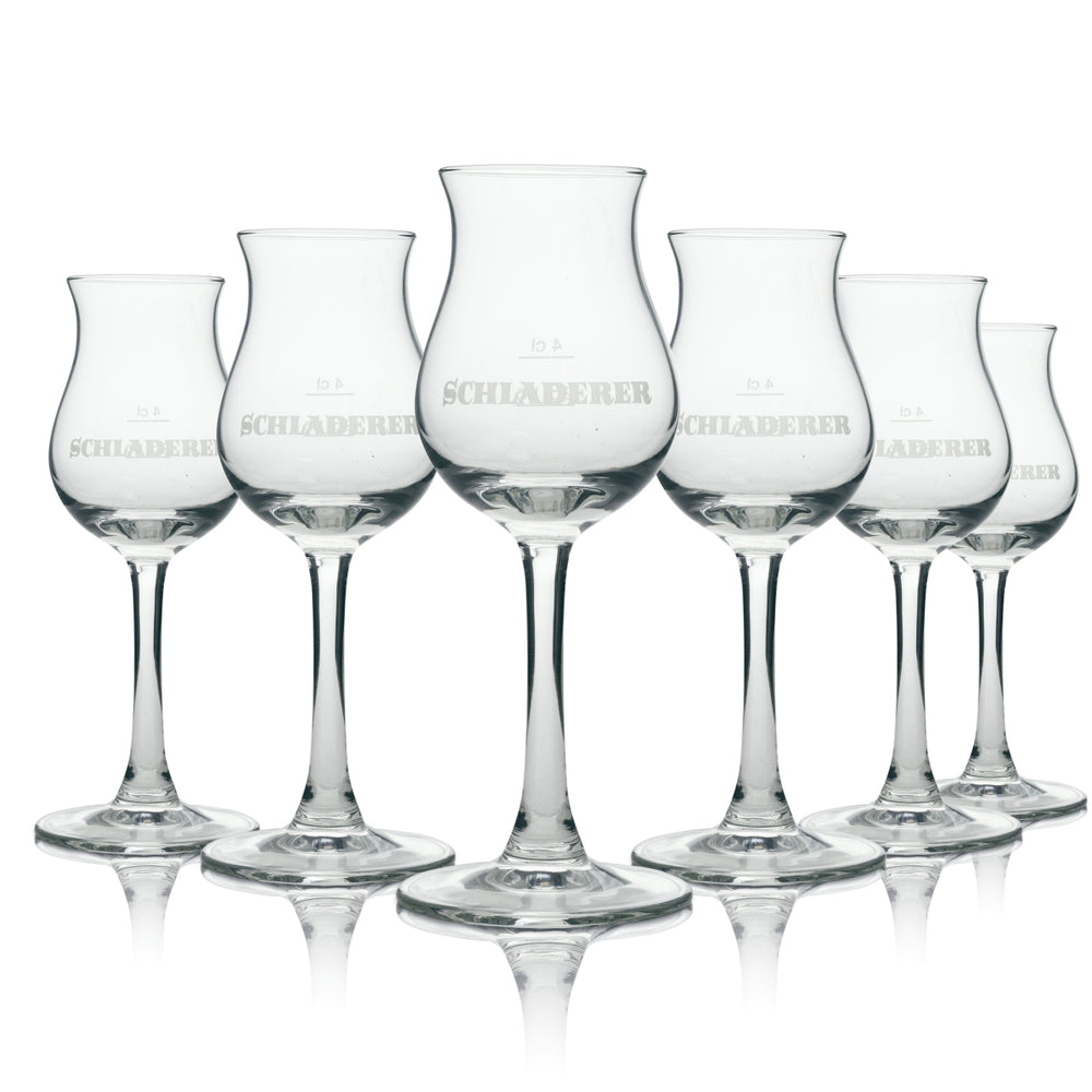 6 bicchieri da grappa Schladerer 2/4 cl