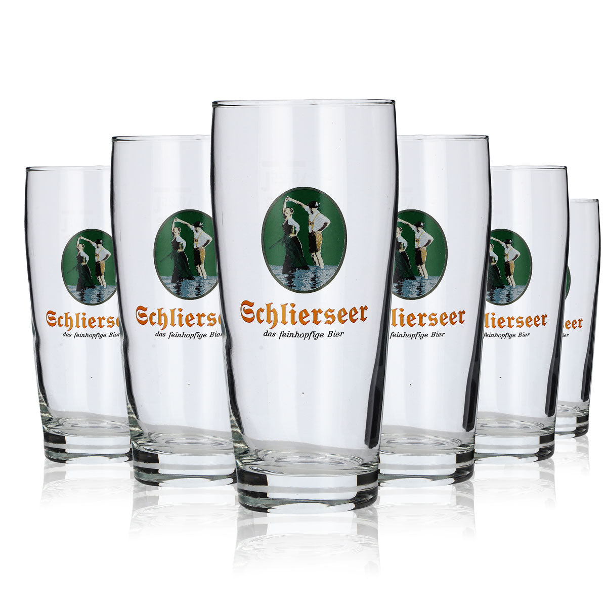 6 bicchieri Schlierseer da 0,25 l Willibecher Kindl Set di bicchieri da birra bianca Birrificio Baviera – Vista 5