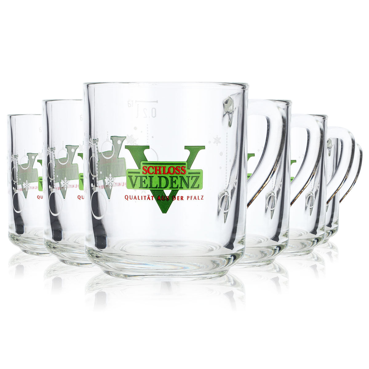 6x Castello di Veldenz Tazza per vin brulé Bicchiere da succo 0,2 l Tazza natalizia Rastal – Vista 7