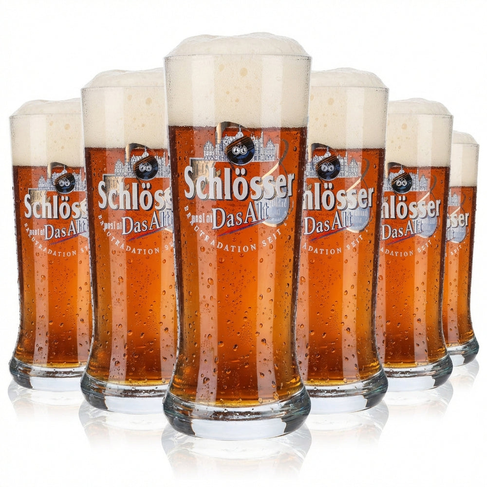 6x bicchieri da birra Alt Bier da 0,25 l Bicchieri da birra "10 anni"